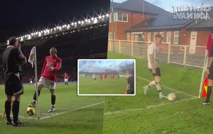 Chiêu trò phạt góc của Rooney và Giggs được tái hiện, cầu thủ Anh lập 'siêu phẩm' 