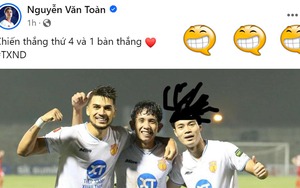 'Chủ tịch' Văn Toàn có màn ăn mừng khiến cộng đồng mạng không nhịn được cười