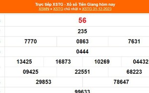 XSTG 31/12, kết quả xổ số Tiền Giang hôm nay 31/12/2023, XSTG ngày 31 tháng 12