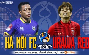 Nhận định bóng đá Hà Nội vs Urawa Reds (19h00 hôm nay), vòng bảng AFC Champions League 