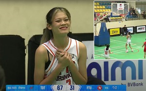 Pha ghi điểm 'cười ra nước mắt' ở giải vô địch bóng rổ sinh viên toàn quốc