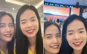 Hai hoa khôi tên Thúy của bóng chuyền Việt Nam gây ngỡ ngàng với nhan sắc thần tiên tỉ tỉ trong ngày đặc biệt