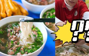 Hành động galant của chàng trai khi đi ăn phở khiến dân mạng 'nức nở': Người yêu quốc dân đây rồi