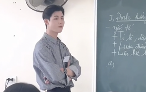 Thầy giáo bị quay lén mà đẹp không kém diễn viên: Ngoài đời cao 1m80, học song bằng tại ngôi trường nổi tiếng