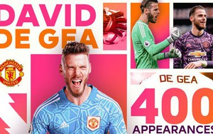 De Gea đi vào lịch sử MU và Ngoại hạng Anh