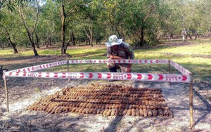 Quảng Trị: Phát hiện hầm đạn có 299 vật liệu nổ