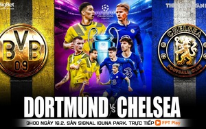 Nhận định, soi kèo Dortmund vs Chelsea (3h00, 16/2), vòng 1/8 Cúp C1