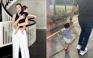 Đăng tải khoảnh khắc bên con trai út, Tăng Thanh Hà chia sẻ về nỗi lòng người mẹ