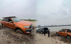 Chủ Ford Ranger mang xe ra thử off-road và có cái kết đen đủi: 'Tưởng toàn cát hoá ra toàn đất sét'