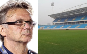 Mặt sân Mỹ Đình bất ngờ lột xác đẹp như mơ, chờ đón HLV Troussier ra mắt