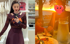 Phạm Hương khoe khoảnh khắc chồng đại gia chăm sóc con trai, quyết giữ 1 thái độ suốt 4 năm 