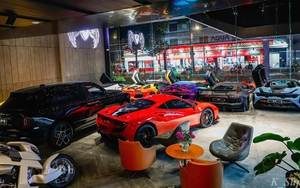 Bên trong đại lý siêu xe nổi tiếng nhất Việt Nam: Camera khắp nơi, có chỗ rửa xe, ngồi mát-xa cạnh xe khủng chục tỷ