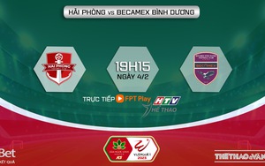 Nhận định, soi kèo Hải Phòng vs Bình Dương (19h15, 4/2), vòng 1 V-League 2023