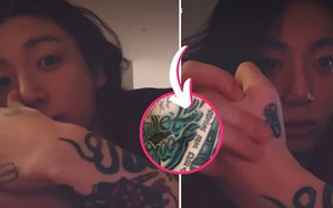 Jungkook BTS livestream chia sẻ chi tiết về các hình xăm 
