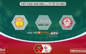 Nhận định, soi kèo Nam Định vs TP HCM (17h00, 3/2), vòng 1 V-League 2023