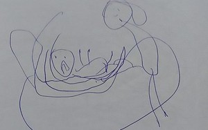 "Mẹ ơi, con sợ lắm" - cô nhóc 7 tuổi cứ đi học về là đóng chặt cửa và la hét, mẹ nhìn thấy tranh con vẽ liền đi báo cảnh sát