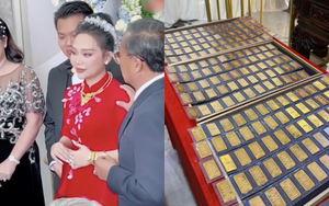 Màn trao quà cưới "không nhượng bộ": Mẹ chú rể trao 200 cây vàng thì bố cô dâu đáp lễ bằng 30 cuốn sổ đỏ và nhiều món đồ giá trị