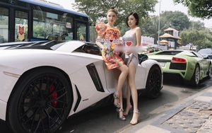 Hạnh Sino gây náo loạn khu phố với dàn siêu xe trăm tỷ