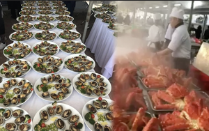 Dân mạng "choáng" với cỗ cưới sang chảnh nhất Bắc Ninh, đãi khách bằng món cua có giá hơn 2triệu/kg