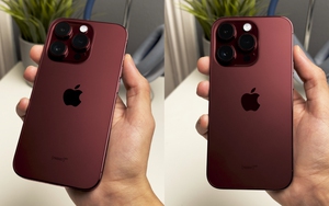 iPhone 15 Pro Max màu đỏ rượu trên tay nhìn quyến rũ và sang chảnh thế này, iFan không mê mới lạ!