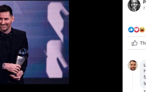 Tranh cãi khi trang Facebook của Pele đăng ảnh Messi giành The Best