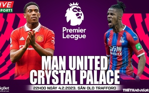 Nhận định, soi kèo MU vs Crystal Palace (22h00, 4/2), vòng 22 Ngoại hạng Anh