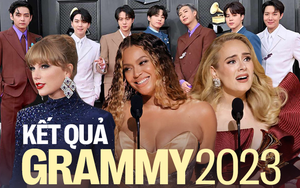 Grammy 2023: BTS trắng tay, Taylor Swift và Adele nhận giải an ủi, Beyoncé lập kỷ lục lịch sử!
