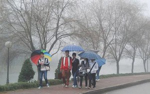 Miền Bắc có mưa nhỏ, mưa phùn và sương mù