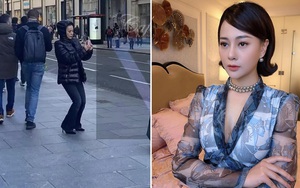 Phương Oanh khoe cảnh hậu trường chụp ảnh Shark Bình, tự gọi mình là 'ma vô diện'