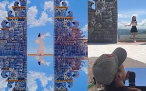 Anh chụp ảnh ở cổng trời Đà Lạt khiến các cô gái tấm tắc: "Chỉ mong có anh người yêu biết chụp ảnh thế này"