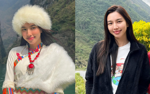 Thùy Tiên bị 'team qua đường' bắt gặp đi từ thiện, visual 0% son phấn của Hoa hậu quốc tế có khác