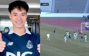 Văn Toàn suýt lập công trong ngày ra mắt K-League 2, để lại dấu ấn trong trận cầu có 5 bàn thắng