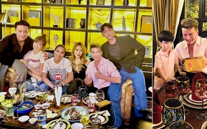 Đàm Vĩnh Hưng 'xả' ảnh hội ngộ vợ chồng Trấn Thành, Mỹ Tâm, fan rần rần chú ý 1 chi tiết