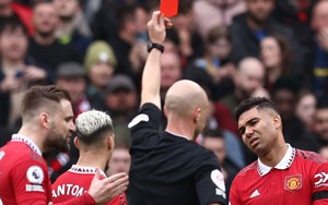 Vì sao Casemiro bị treo giò tới 4 trận sau tấm thẻ đỏ phải nhận trước Southampton?