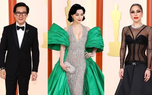 Thảm đỏ lễ trao giải Oscar 2023: Phạm Băng Băng lộng lẫy như 'bà hoàng' lấn át các mỹ nhân Hollywood, sao gốc Á gây ấn tượng