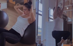 Đăng clip tập pilates, Minh Hằng nói gì khi được khuyên hạn chế vận động mạnh sau khi thụ tinh ống nghiệm?