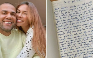 Tấm thư tay thấm đầy nước mắt từ vợ siêu mẫu của Dani Alves