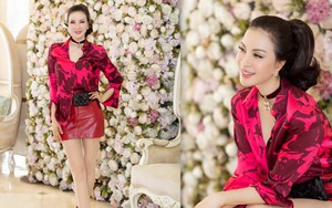 Bí quyết "giấu tuổi" qua trang phục của MC Thanh Mai