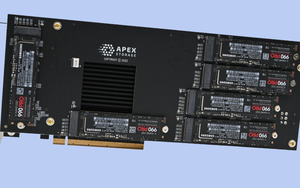 Mẫu card mở rộng lắp được tận 21 ổ SSD cho 168TB dung lượng lưu trữ siêu nhanh, tuy nhiên chi phí bỏ ra không hề rẻ