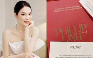 Hé lộ thiệp cưới Linh Rin và Phillip Nguyễn, bên trong có điều bất ngờ