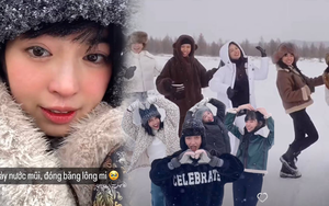 Hội chị em Sao Nhập Ngũ “đóng băng lông mi”, lạnh run rẩy khi du lịch sang tận Mông Cổ 