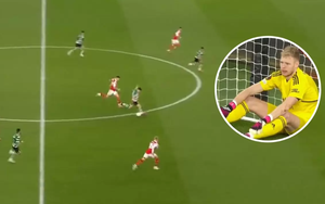 Hạ Arsenal từ khoảng cách 42m, cầu thủ Sporting Lisbon gây choáng váng với bàn thắng đẹp nhất mùa giải Europa League