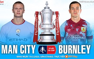 Nhận định, soi kèo Man City vs Burnley (0h45, 19/3): Haaland sẽ rực sáng