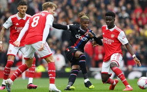 Arsenal 'nhấn chìm' Palace tại Emirates, nới rộng khoảng cách đua vô địch với Man City