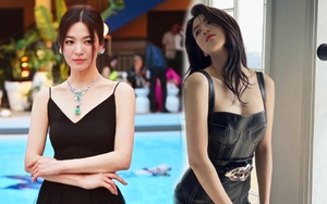 Song Hye Kyo và Han So Hee cùng mặc váy đen: Đàn chị quá an toàn, cô em lấn át với vẻ 'tắc kè hoa' 