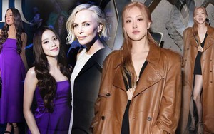 2 'mẩu' BLACKPINK đại náo Paris Fashion Week: Jisoo bị dìm nhưng vẫn suýt át cả Charlize Theron, Rosé che chắn vì sợ hớ hênh?