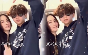 Ngọc nữ Trương Bá Chi khoe nhan sắc trẻ trung bên con trai thứ 2