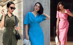10 mẫu váy liền hack eo thon, tôn chân dài dành cho nàng công sở tuổi 30