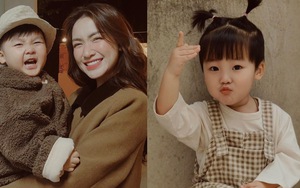 Hoà Minzy dạy con không nhận đồ của người lạ, quý tử trả lời đúng 2 chữ khiến dân tình xỉu ngang