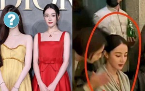 Địch Lệ Nhiệt Ba đọ sắc cực gắt với hotgirl mạng trong sự kiện nhưng ảnh qua cam thường mới khiến fan ngã ngửa